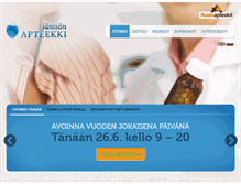 Tablet Screenshot of jamsanapteekki.fi